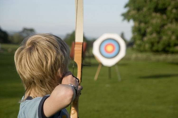 Practicing Archery