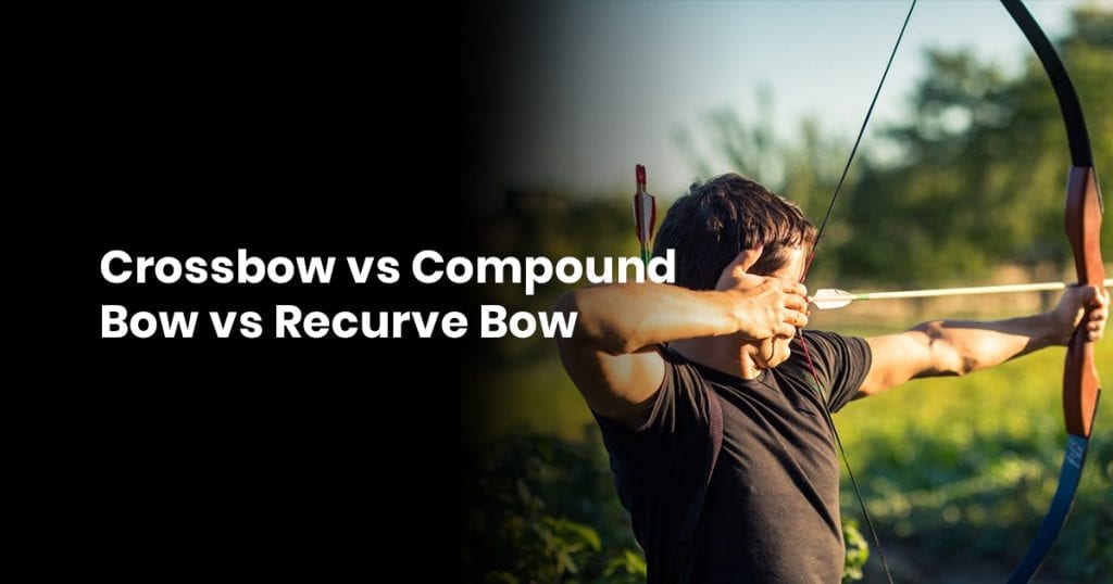 Crossbow vs Compound Bow vs Recurve Bow