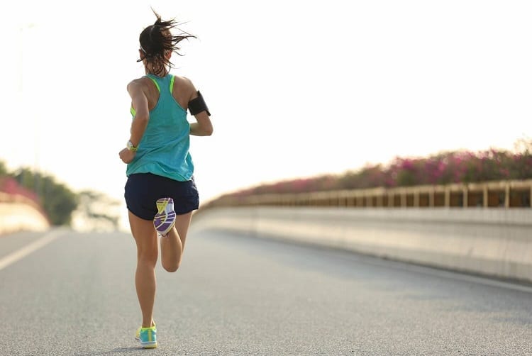 Young Woman Running