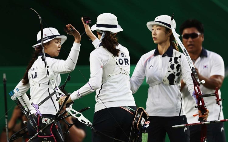 korean archery team