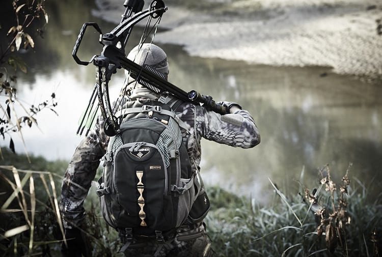 Man Carrying Crossbow During Hunting Season