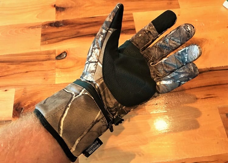 Wearing Fishing Gloves