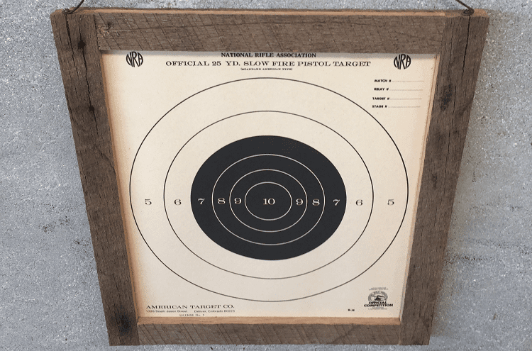 Wood Frame Target