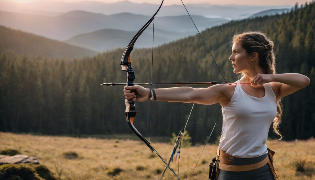 A good option in recent years for top archers - the recurve bow...