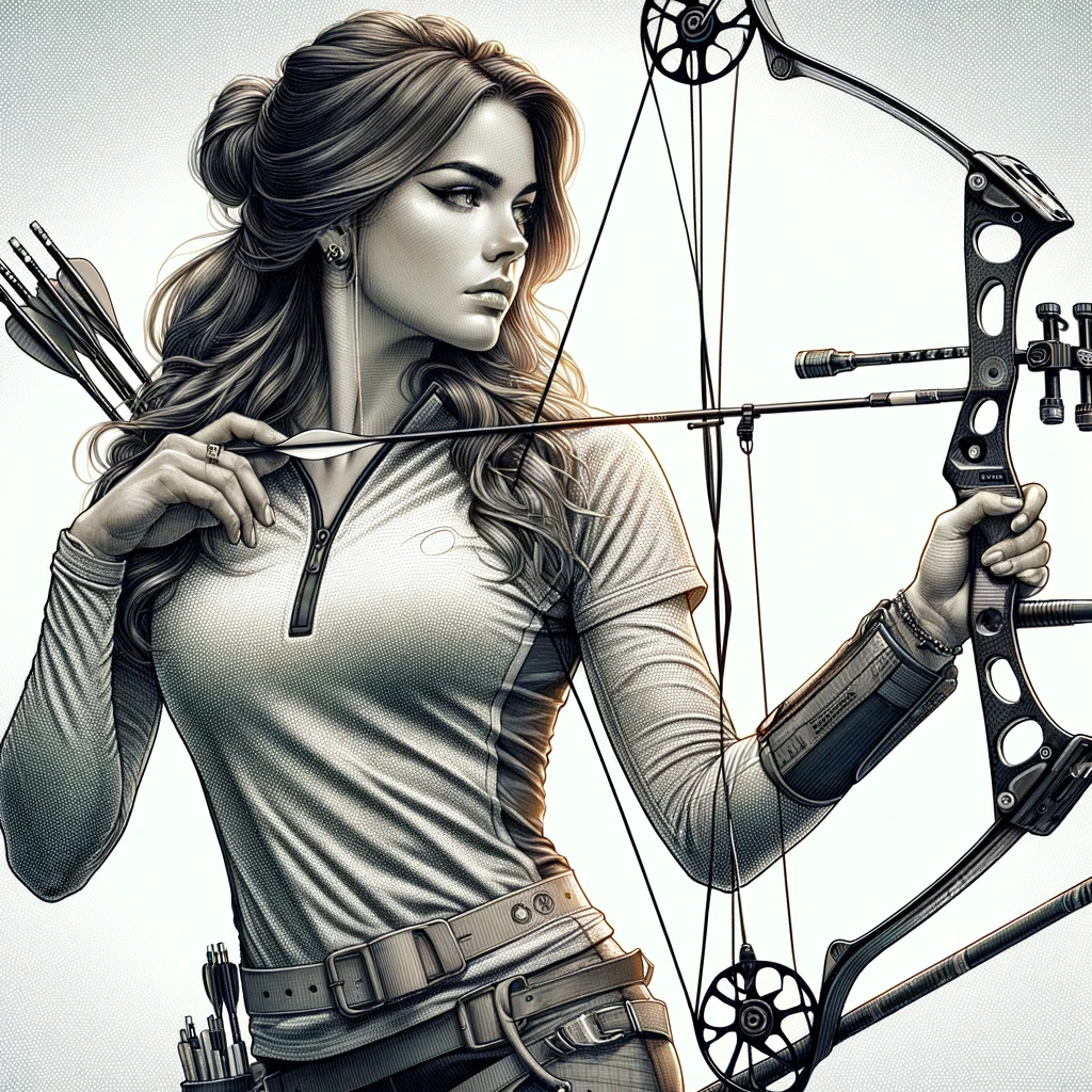 Bottom line, beginner woman archer - bow specs...
